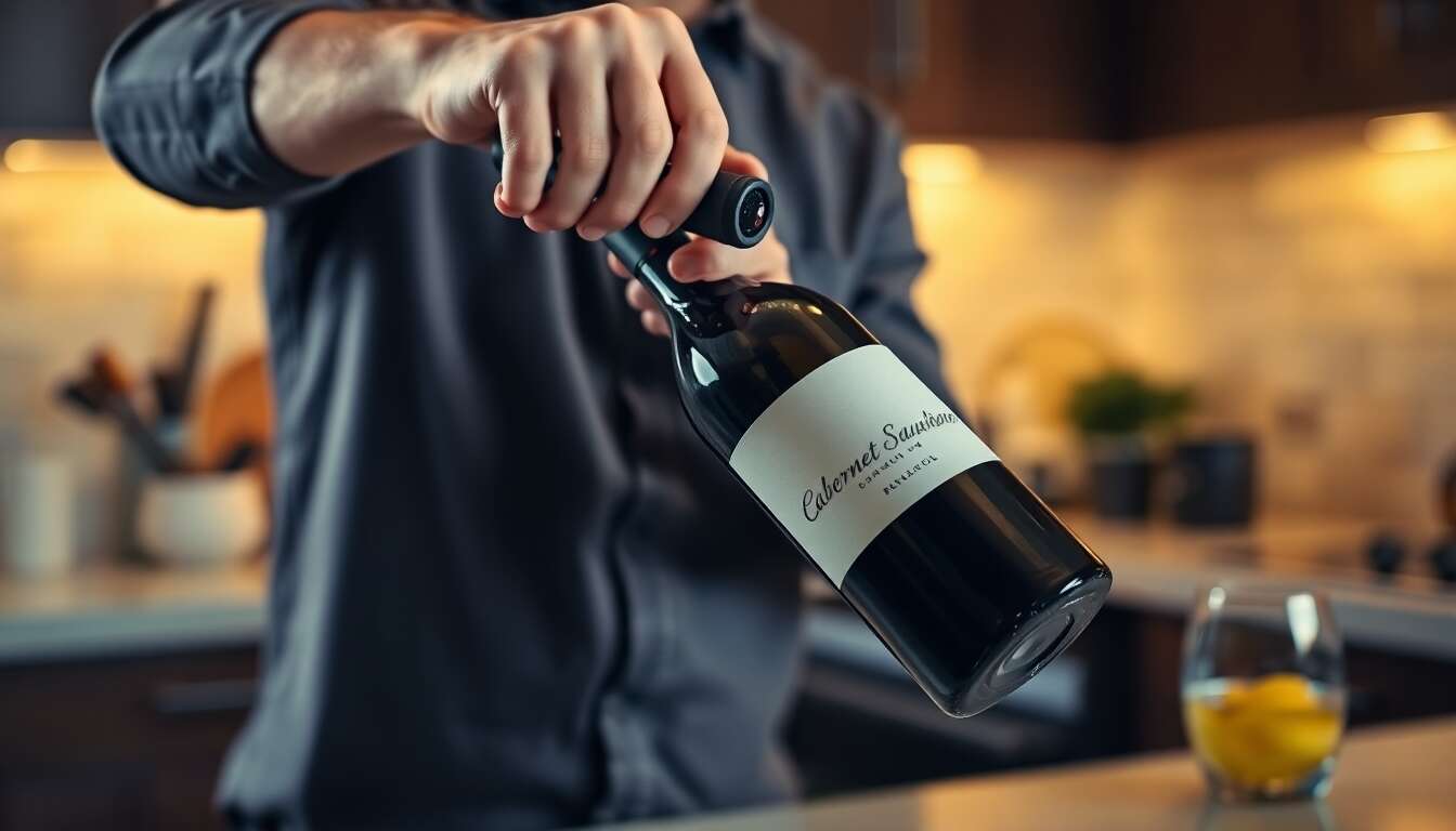 Astuce : ouvrir une bouteille de cabernet sauvignon sans effort
