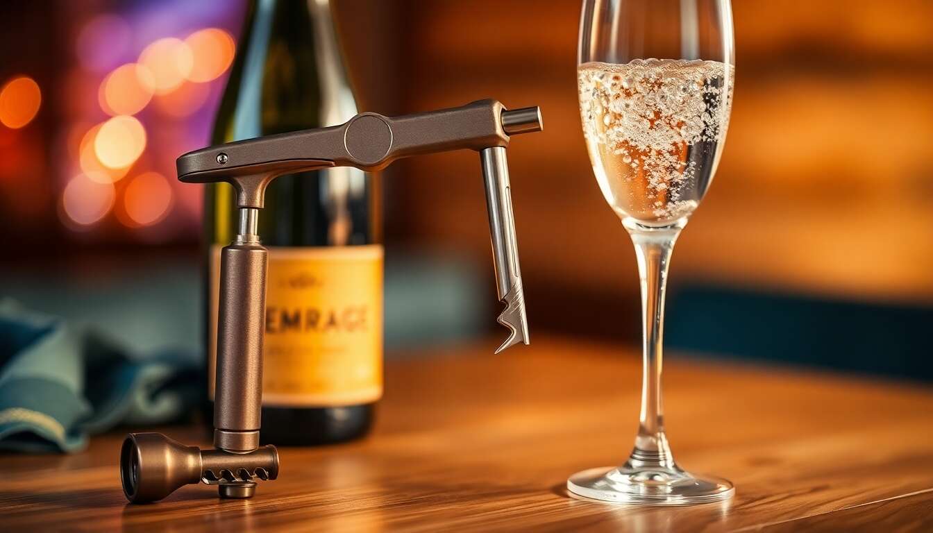 Les critères du tire-bouchon idéal pour vins gazeux