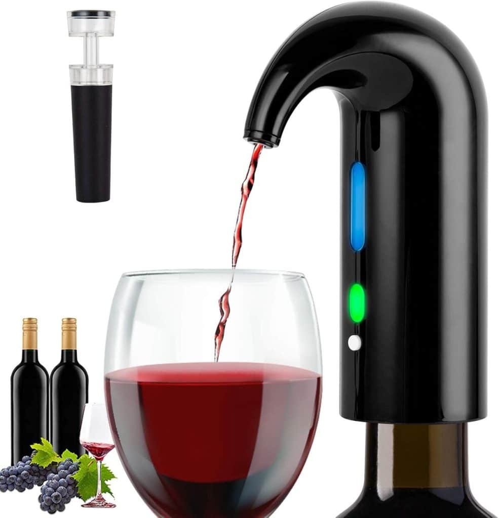 Test : aérateur de vin électrique noir