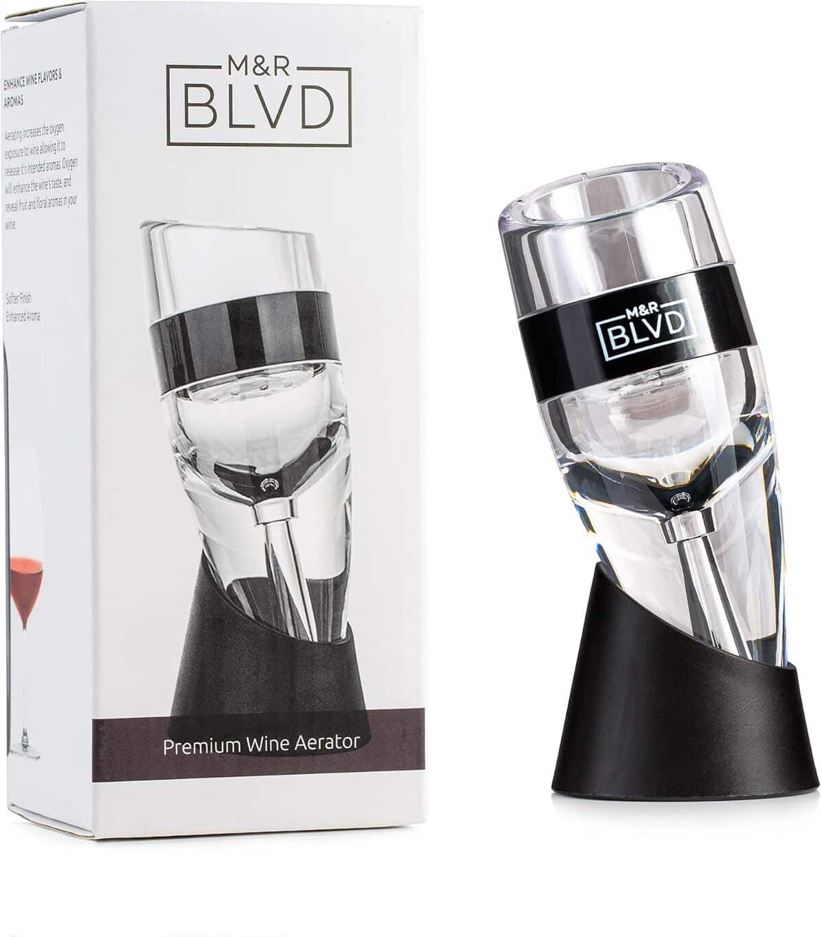 Test : aérateur de vin M&R Blvd. , l'accessoire des amateurs