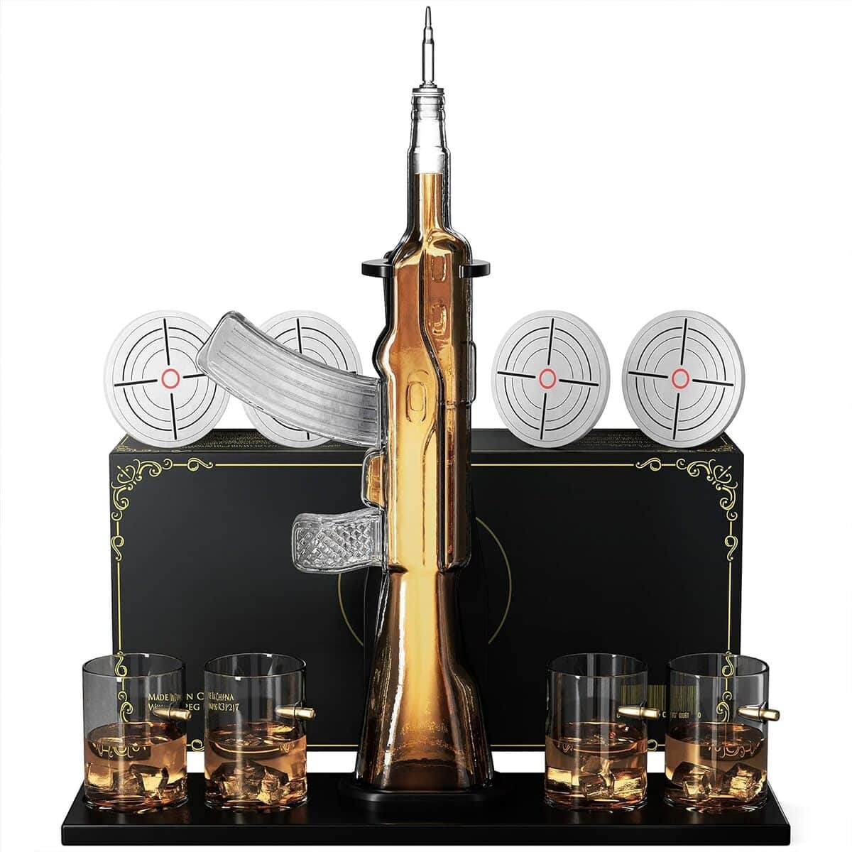 Test : carafe à whisky Krown Kitchen AK47 pour amateurs de style