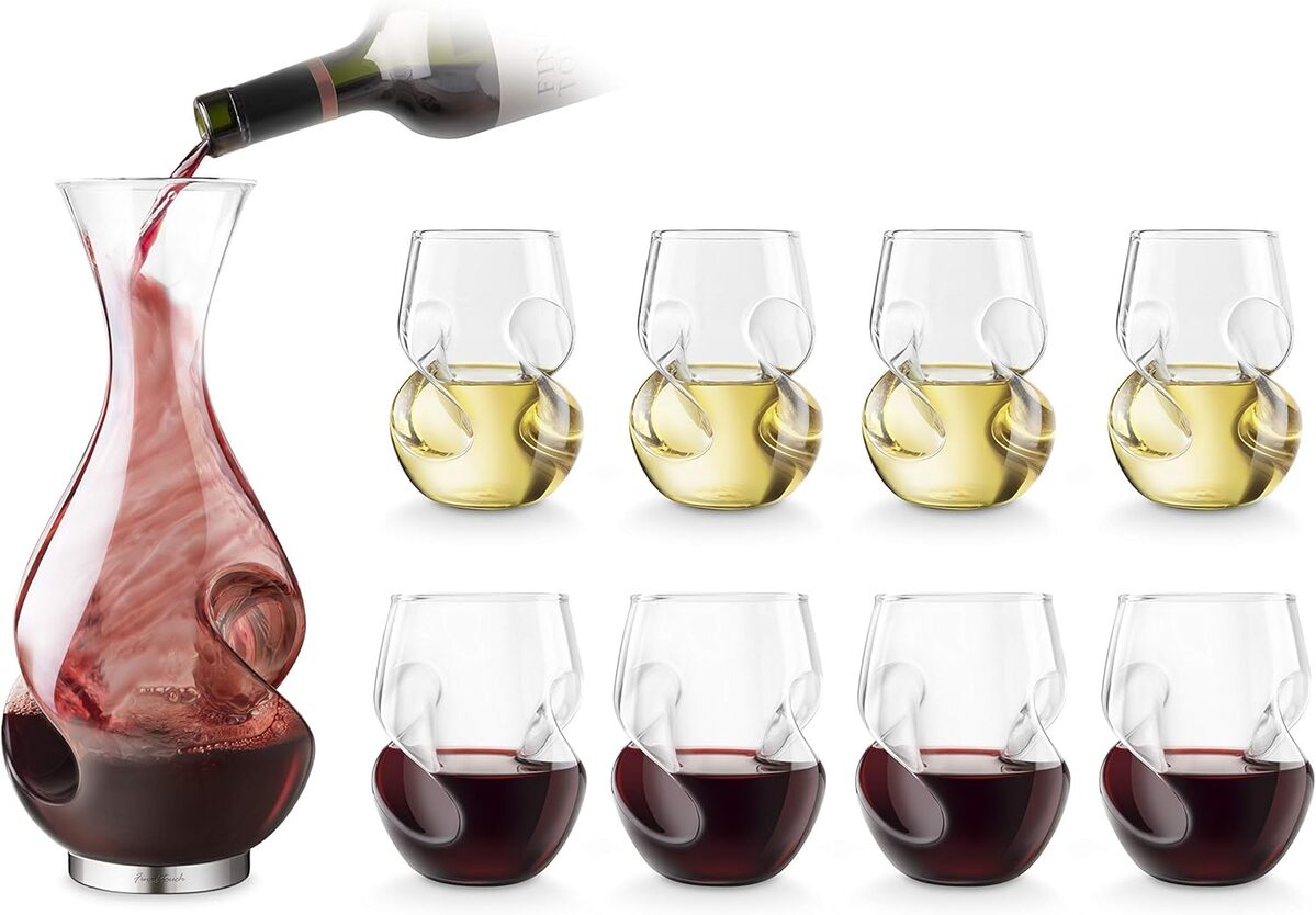 Test de la carafe à vin Final Touch Conundrum : élégance et efficacité