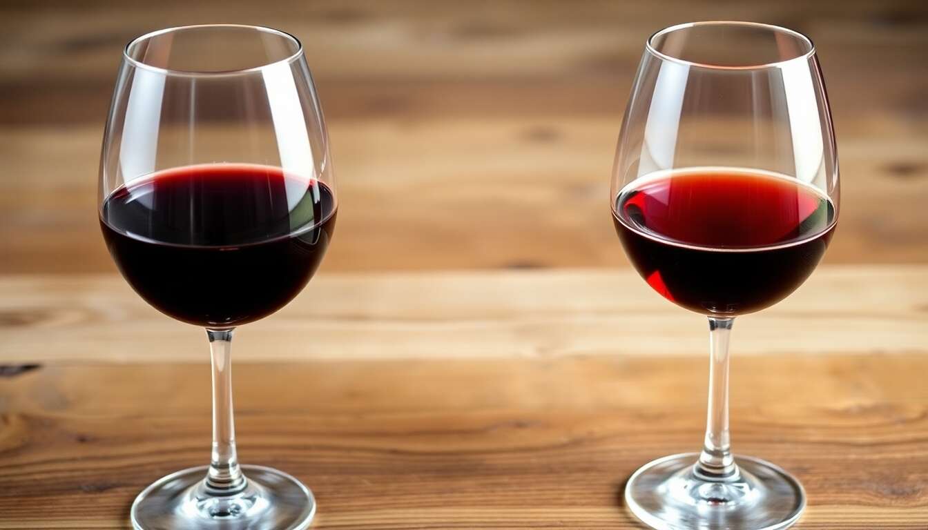 Différences entre les verres à bordeaux et bourgogne