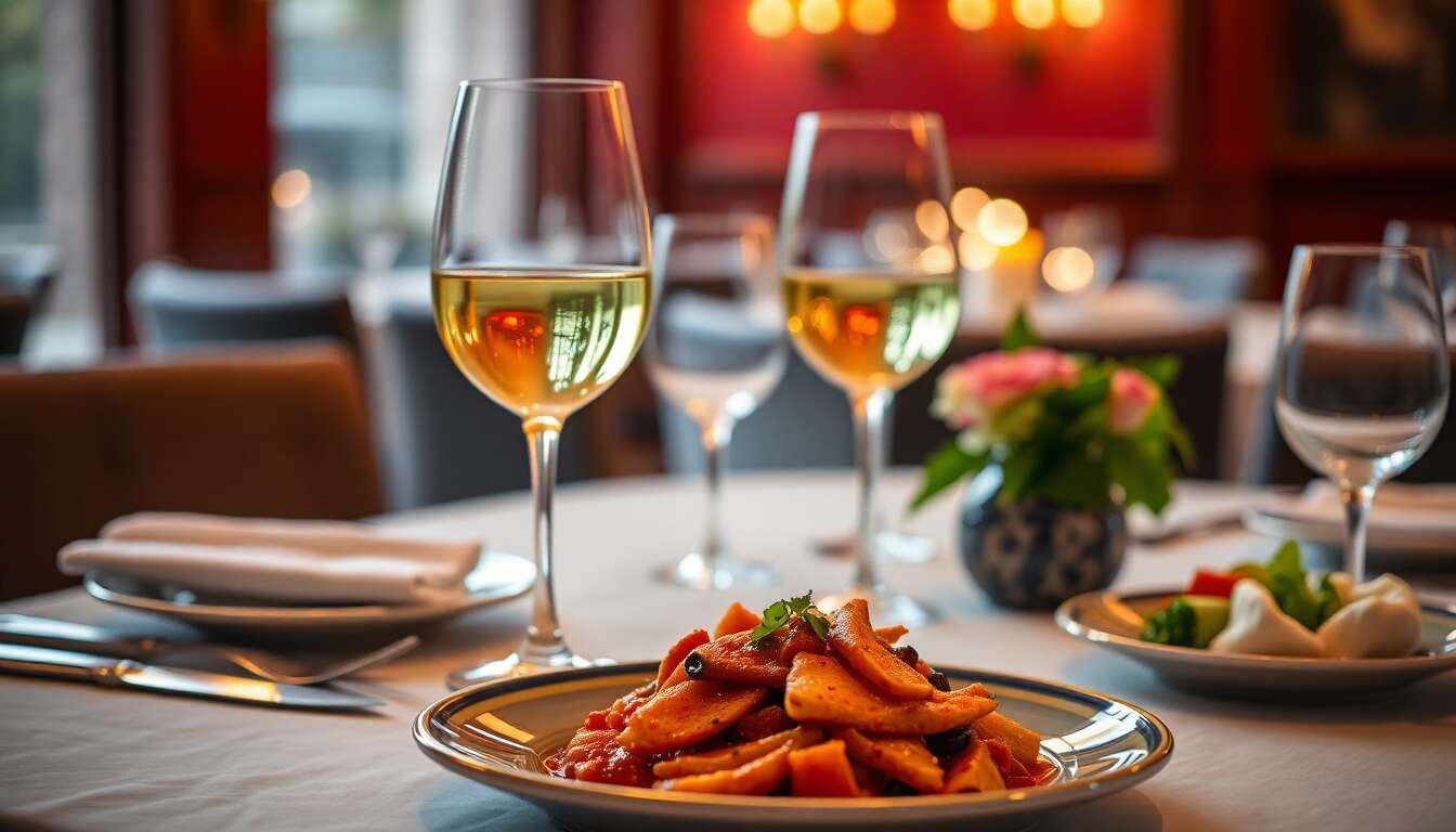Équilibre parfait entre gewurztraminer et cuisine épicée