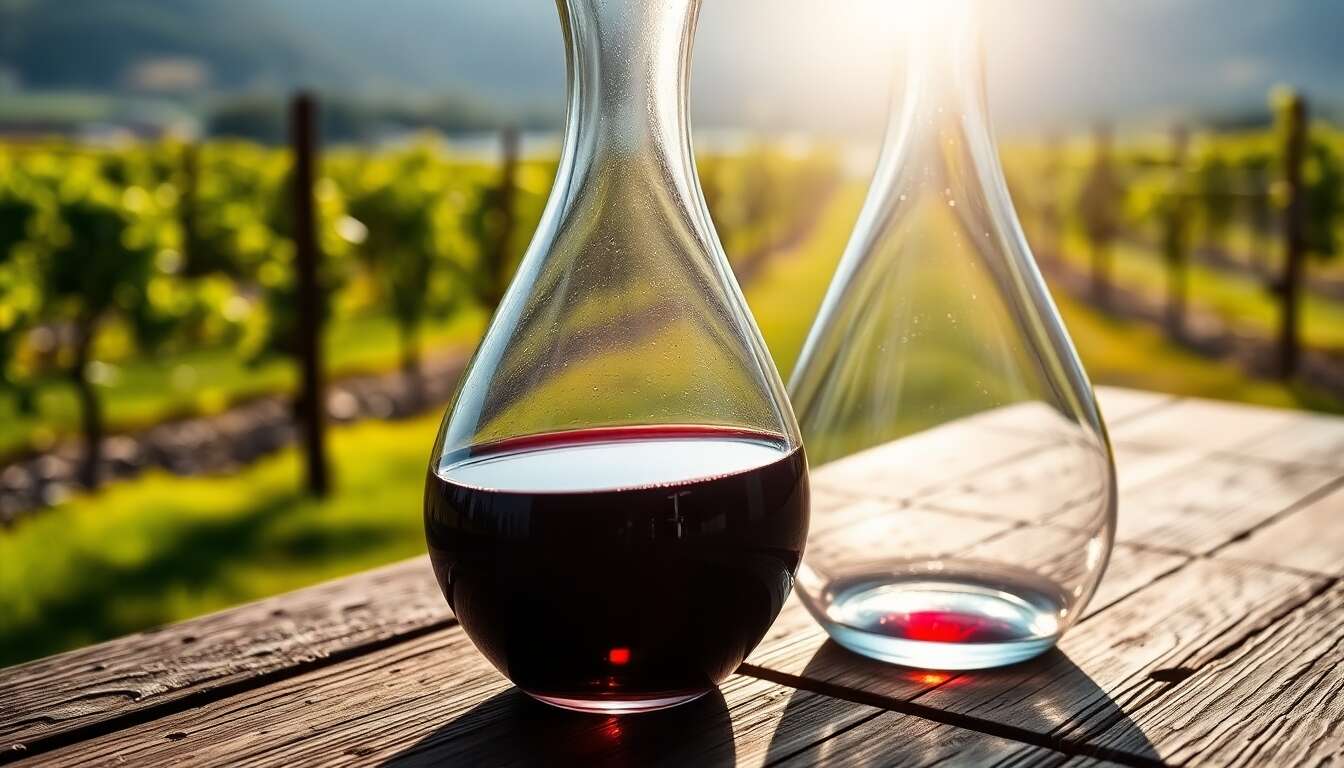 Carafes : optimiser l'aération du vin
