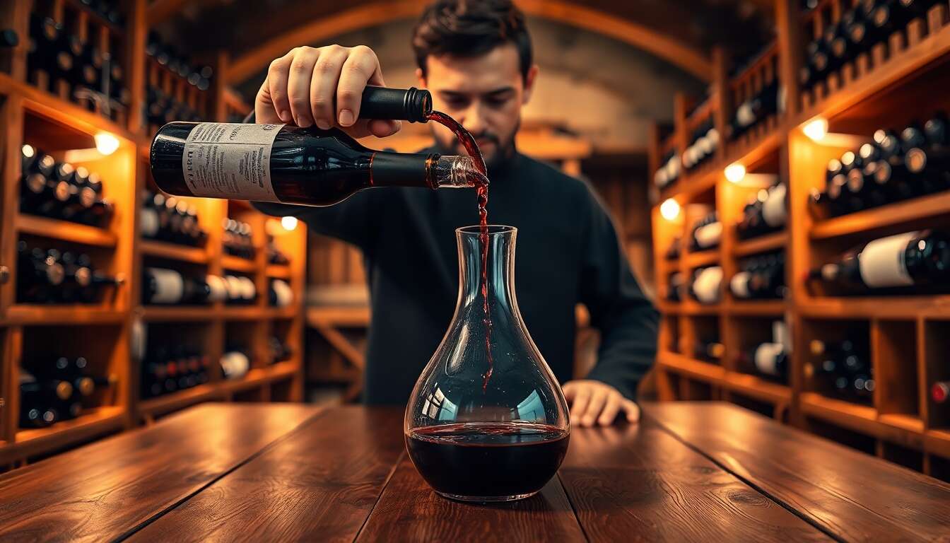 Différence entre décanter et carafer le vin