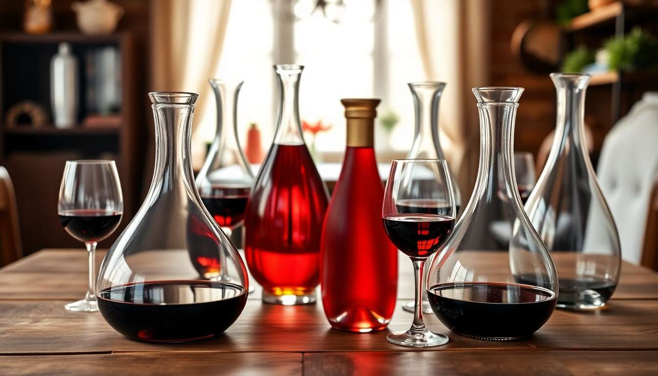 Choisir la carafe adaptée à chaque type de vin
