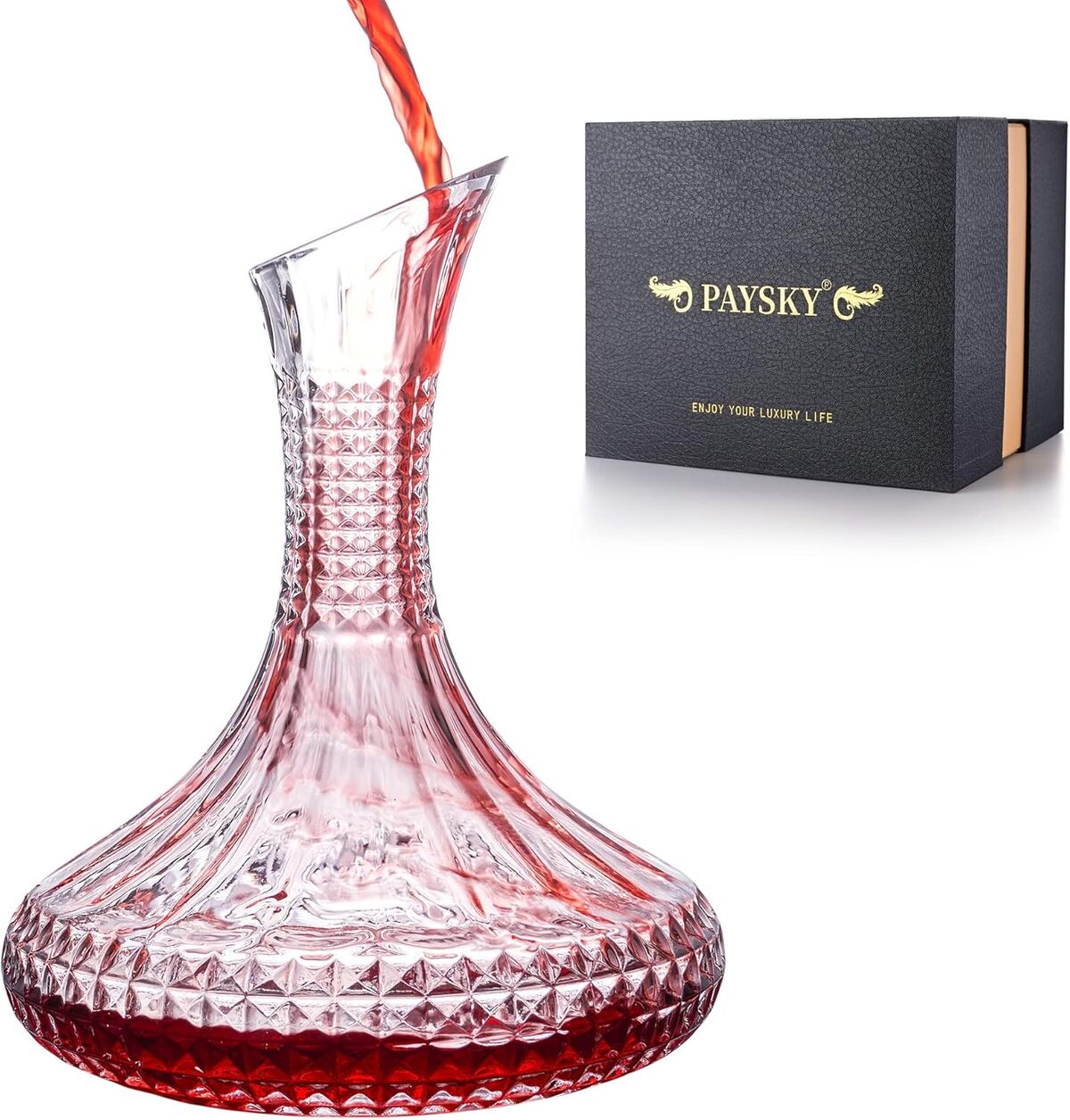Avis sur la carafe à vin en cristal gravé Paysky : un cadeau élégant