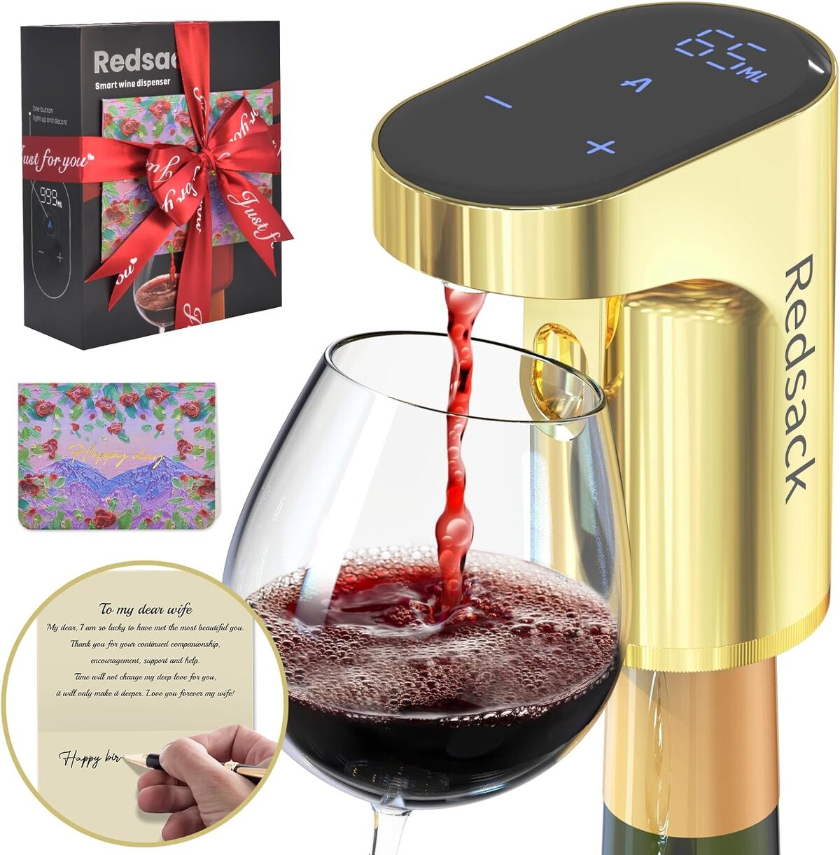 Test du redsack : aérateur de vin électrique pour mari cool