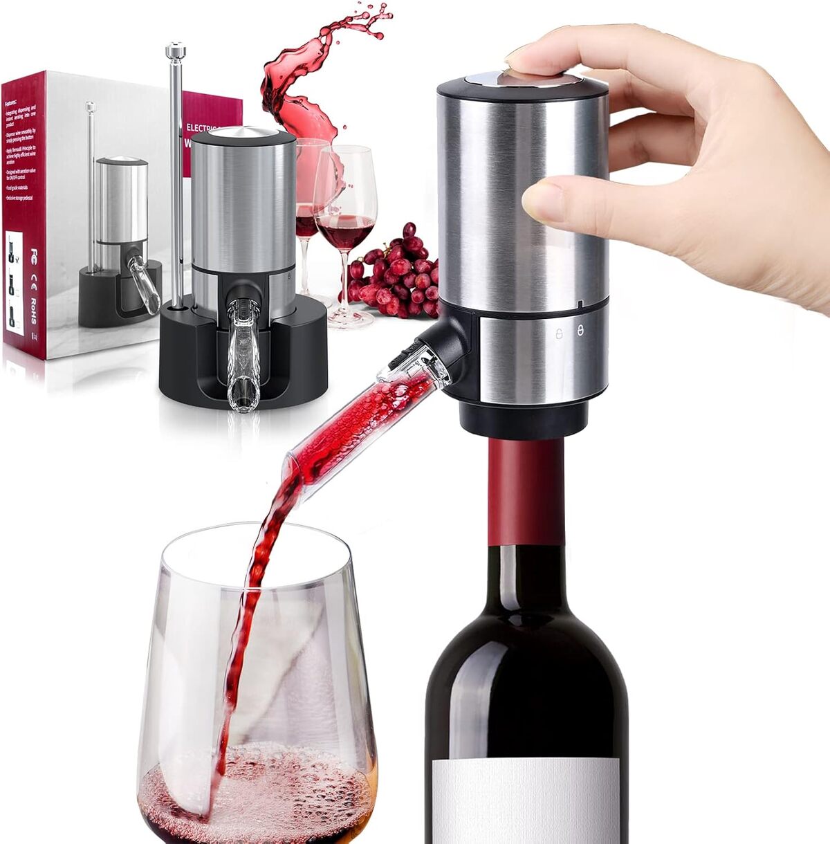 Test : rocyis Aérateur de vin électrique intelligent