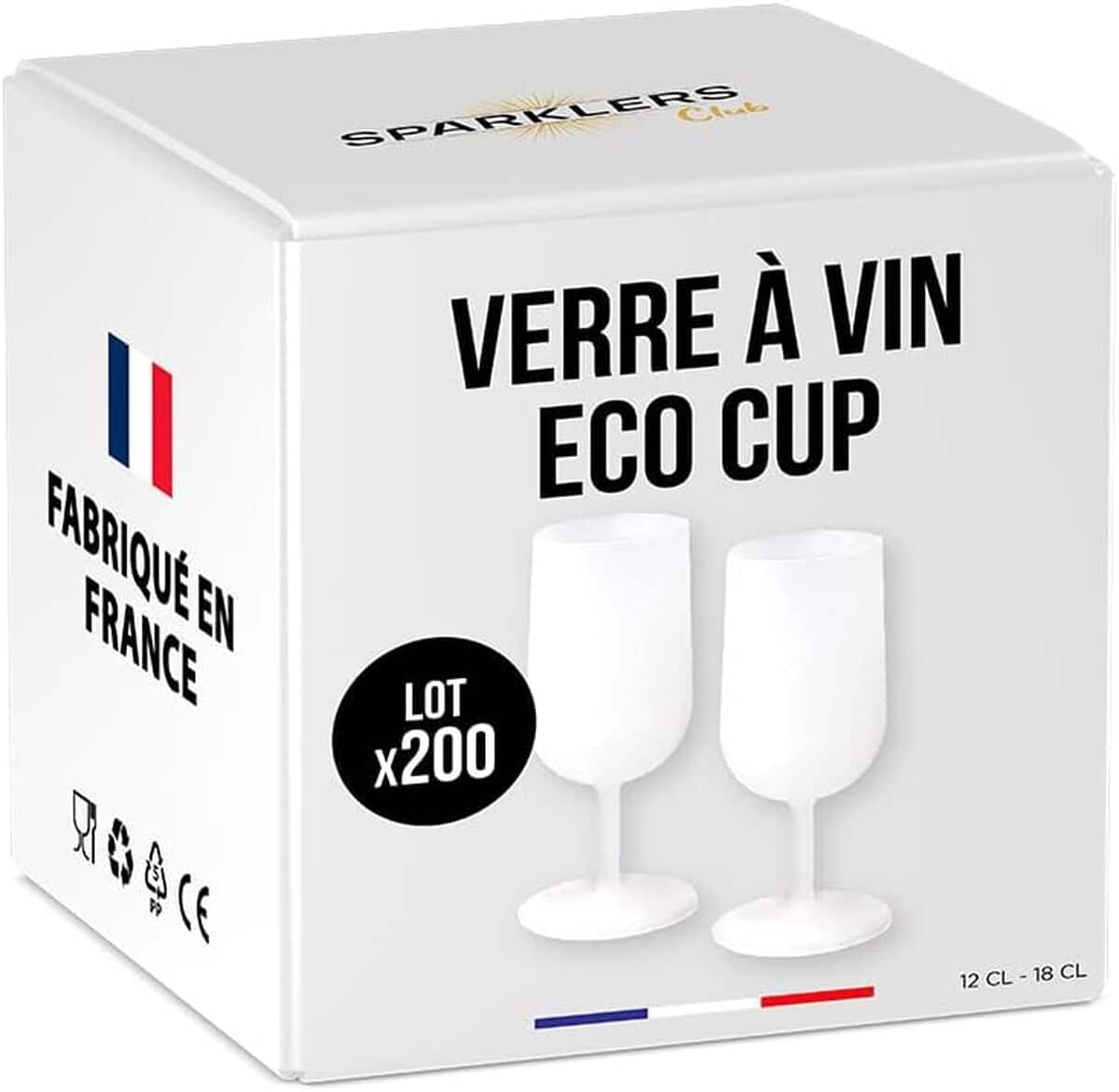 Test : verres à vin réutilisables SPARKLERS CLUB 12cl, qualité et écologie