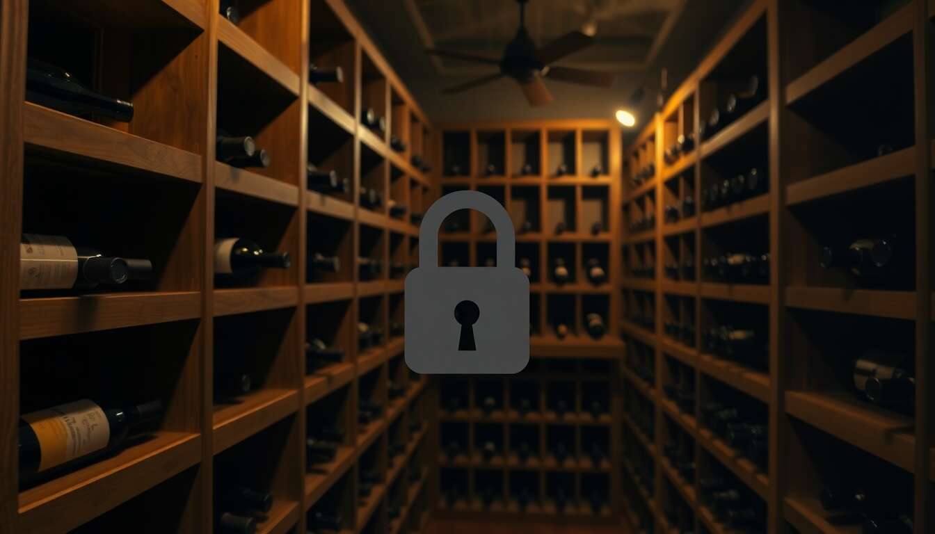 Sécurité et protection des vins stockés en cave