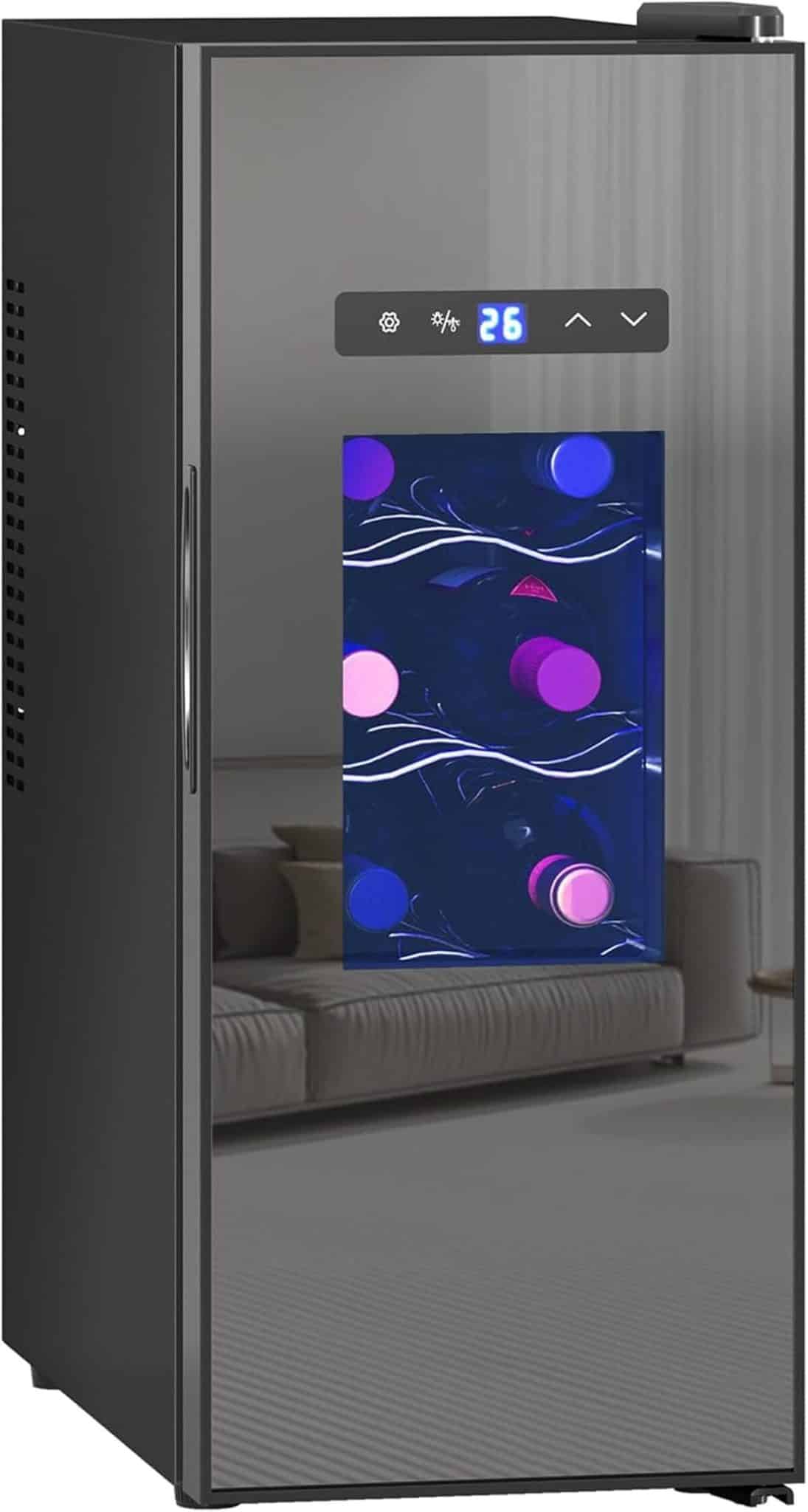 Test : cave à vin HOMCOM 12 bouteilles, design et performance