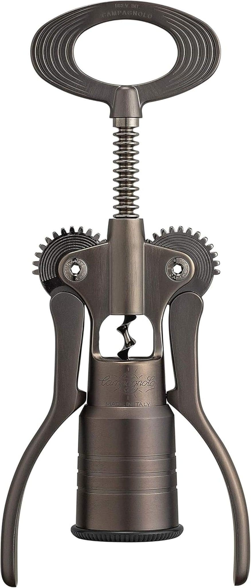 Test du tire-bouchon Campagnolo Big en aluminium gris foncé