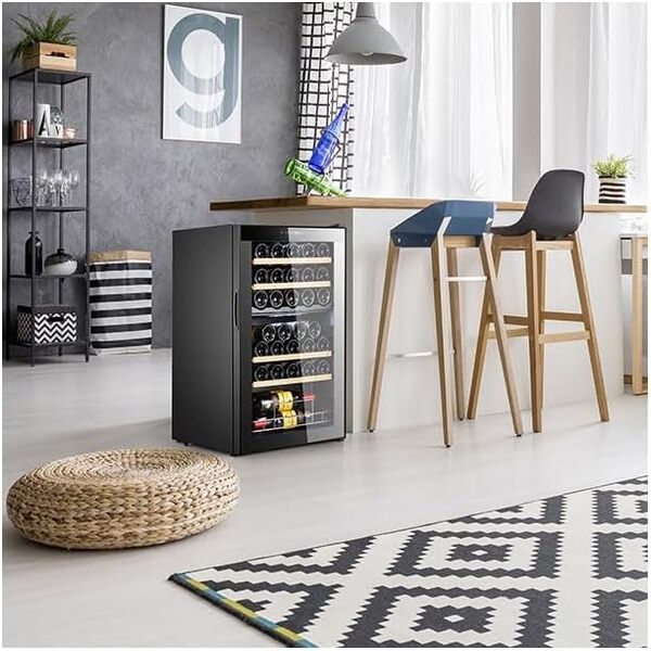 Livoo - Cave à vin 33 bouteilles - Double zone GS146 [Classe énergétique G]