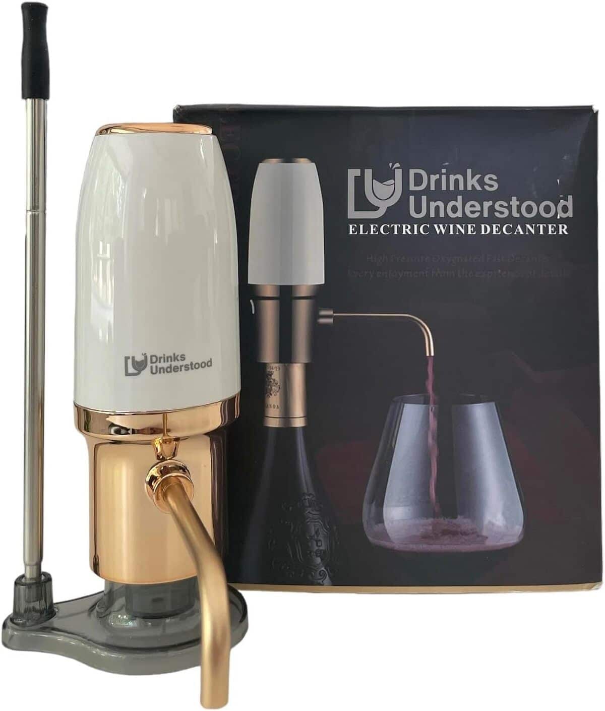 Test : aérateur de vin automatique Drinks Understood, décanteur électrique portable