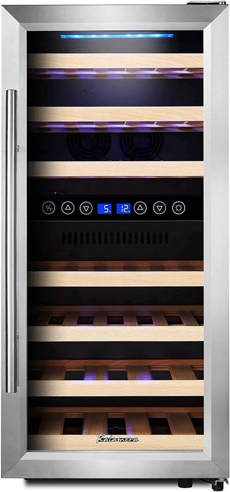 Test de l'armoire à vin Kalamera 2 zones 33 bouteilles