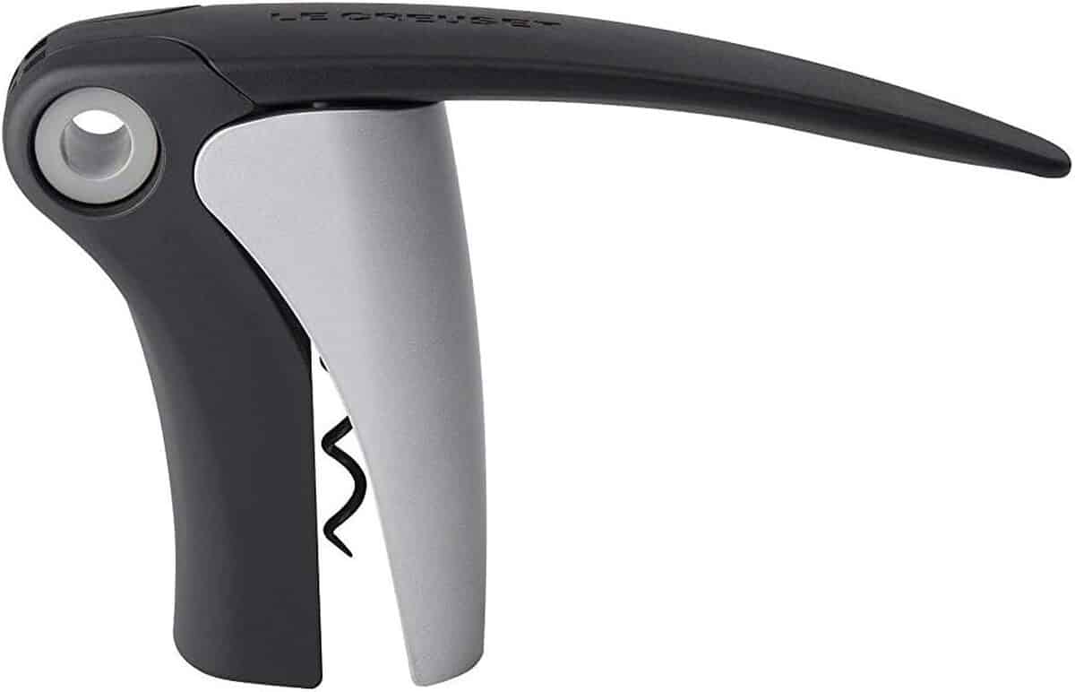 Test du tire-bouchon à levier Le Creuset LM-150 argenté/noir