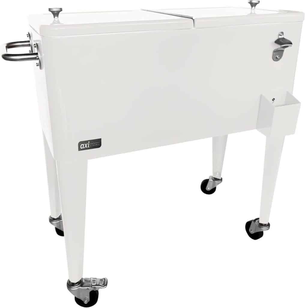 Test du rétro cooler AXI blanc : réfrigérateur mobile 76L pour l'extérieur