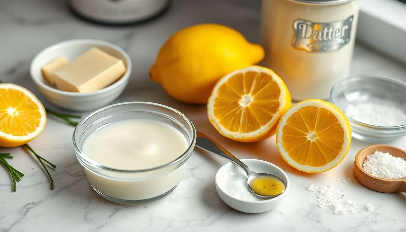 Citron et beurre : la sauce crémeuse parfaite