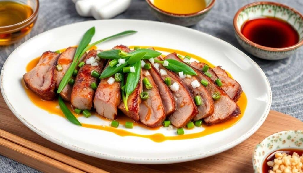 Délice thaï : canard épicé au poivre vert et kra prao