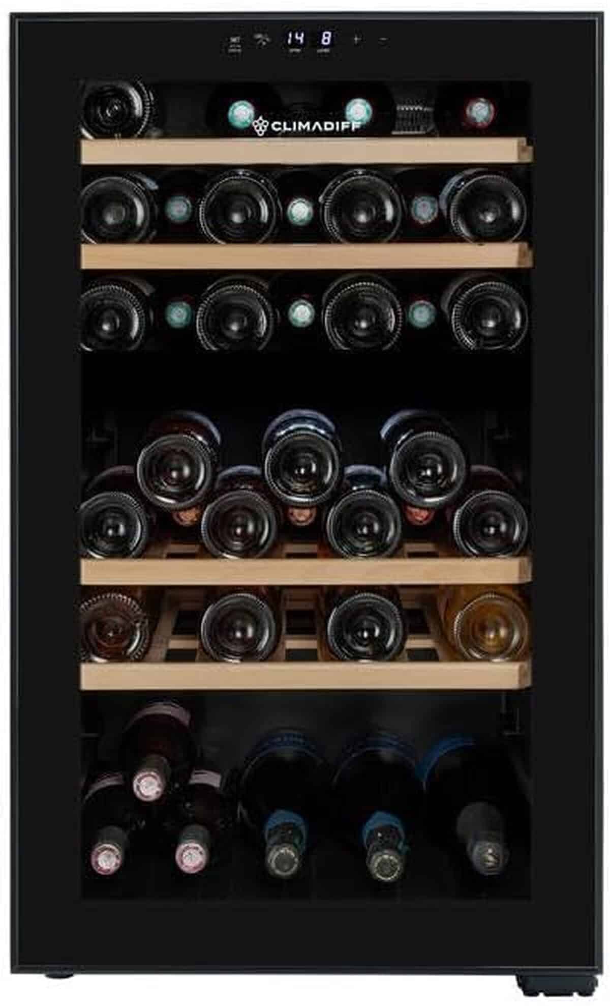 Test : cave à vin Climadiff CEPAGE52DZF - 52 bouteilles