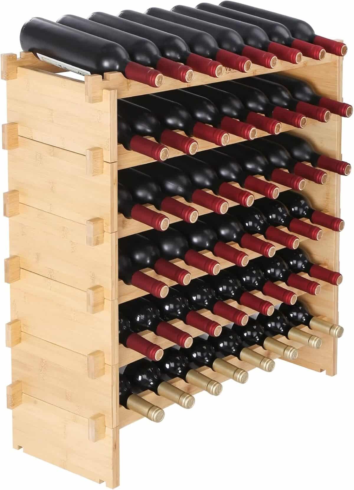 Test de l'étagère à vin modulaire Vevor pour 48 bouteilles