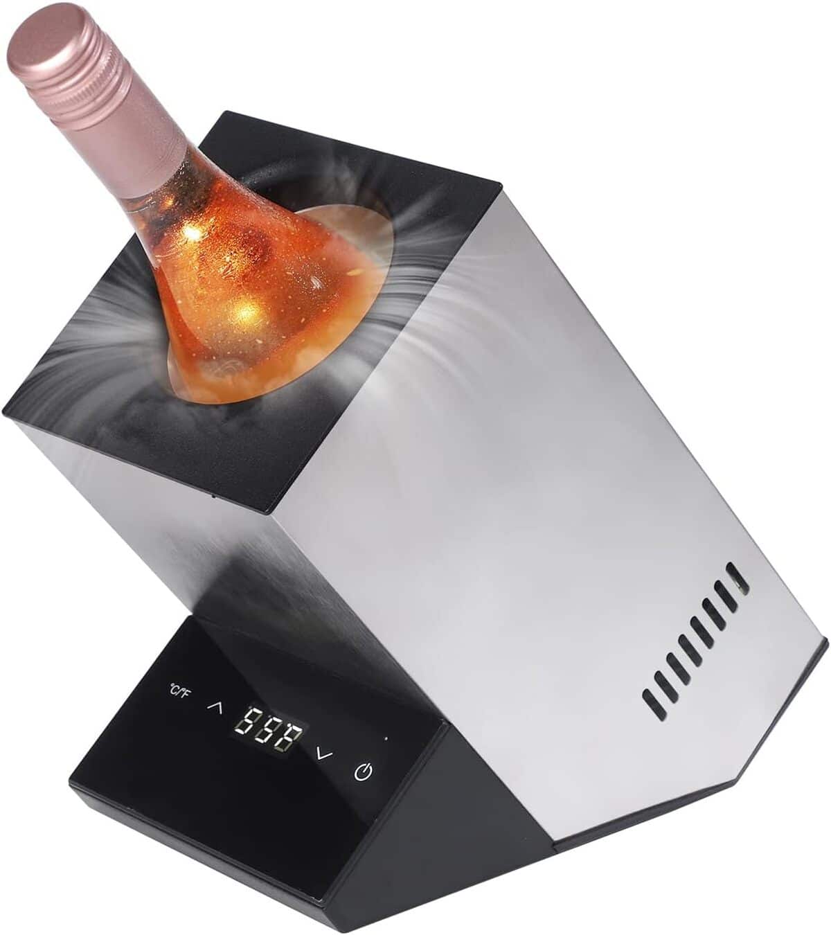 Test du seau à vin électrique Cobalance en acier inoxydable