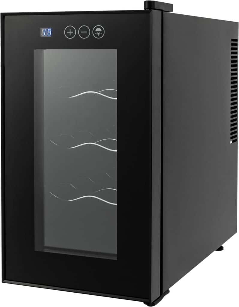 Test refroidisseur à vin Fliuyr : mini compresseur pour 8 bouteilles