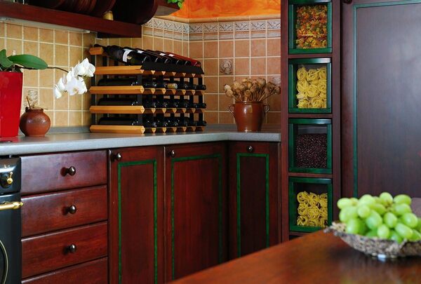 Casier à vin en bois RAXI « Show » - Entièrement monté, Métal, WPUL36