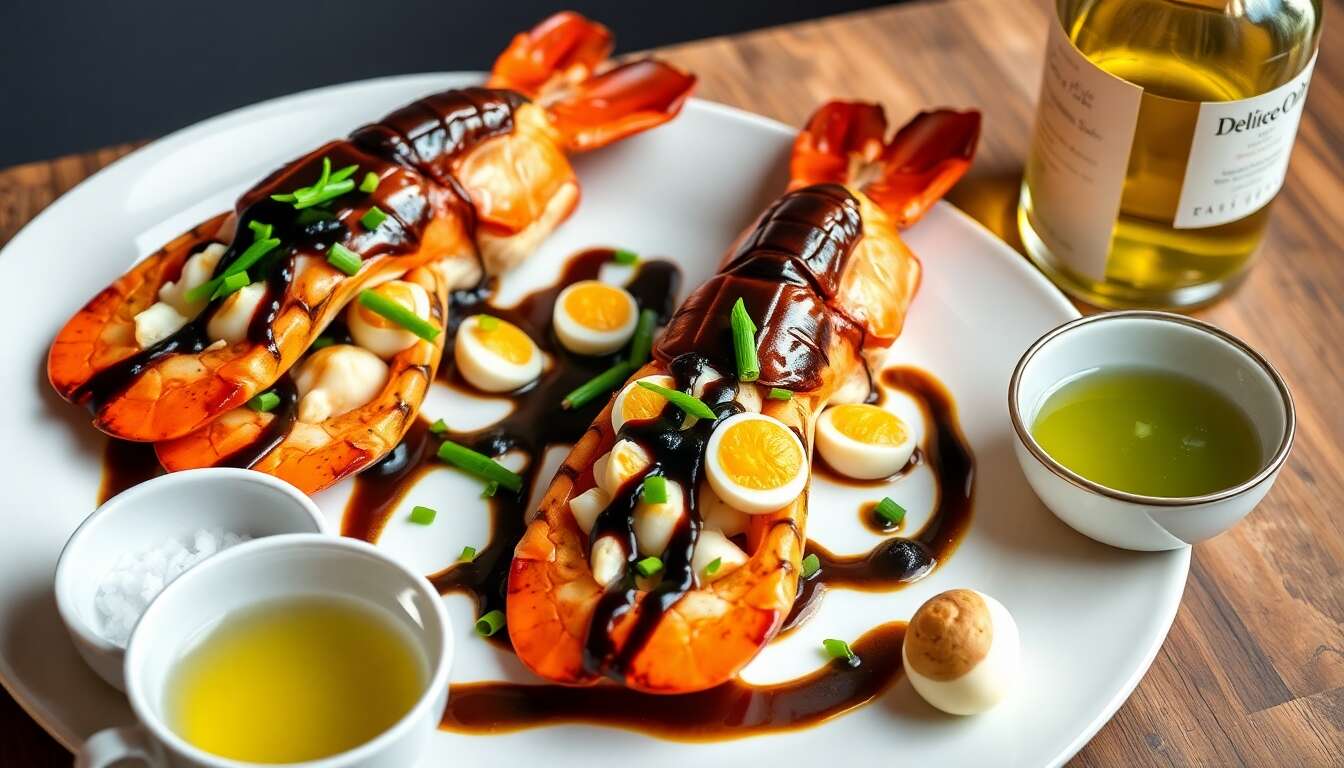 Délice de homard et truffe noire