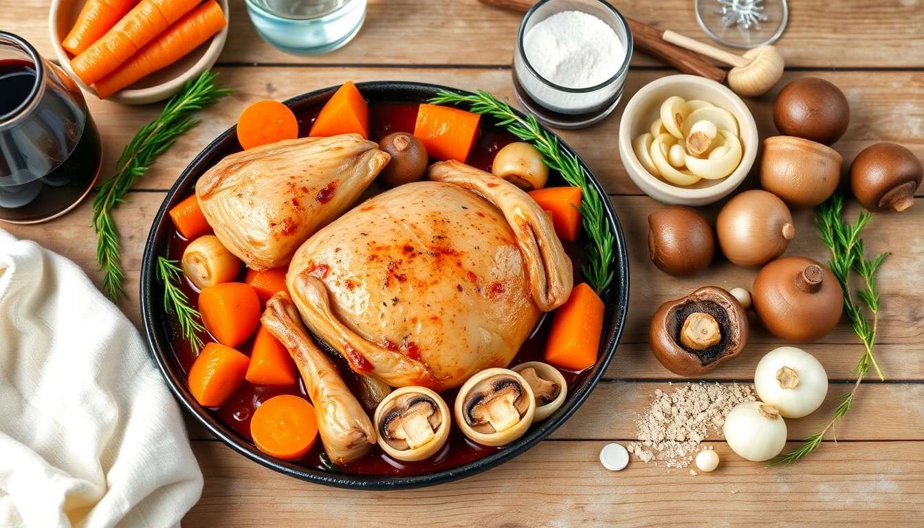 Réussir facilement un délicieux coq au vin