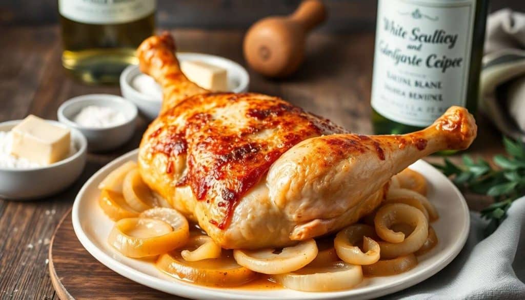 Recette express : poulet au vin blanc simplifié