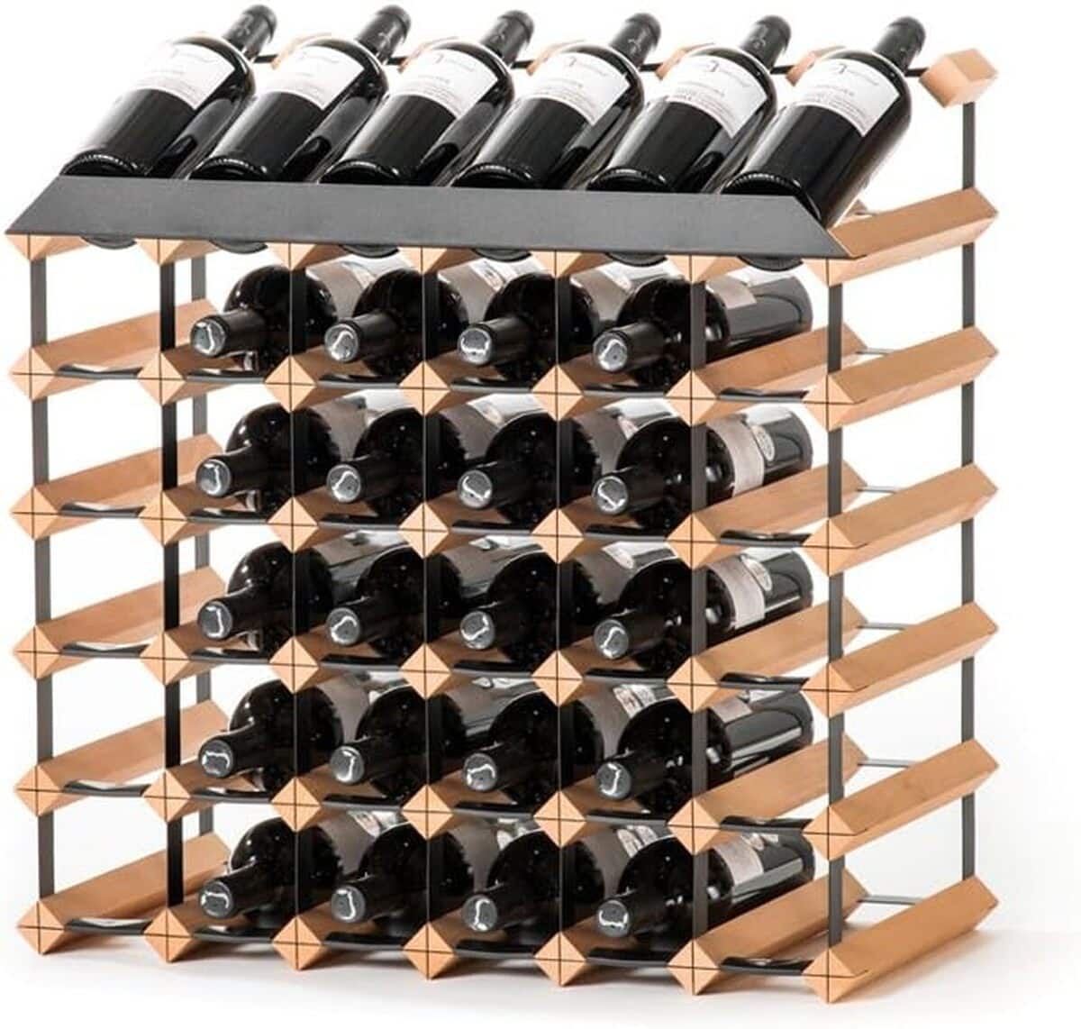 Test : casier à vin RAXI "Show" en bois et métal, modèle WPUL36