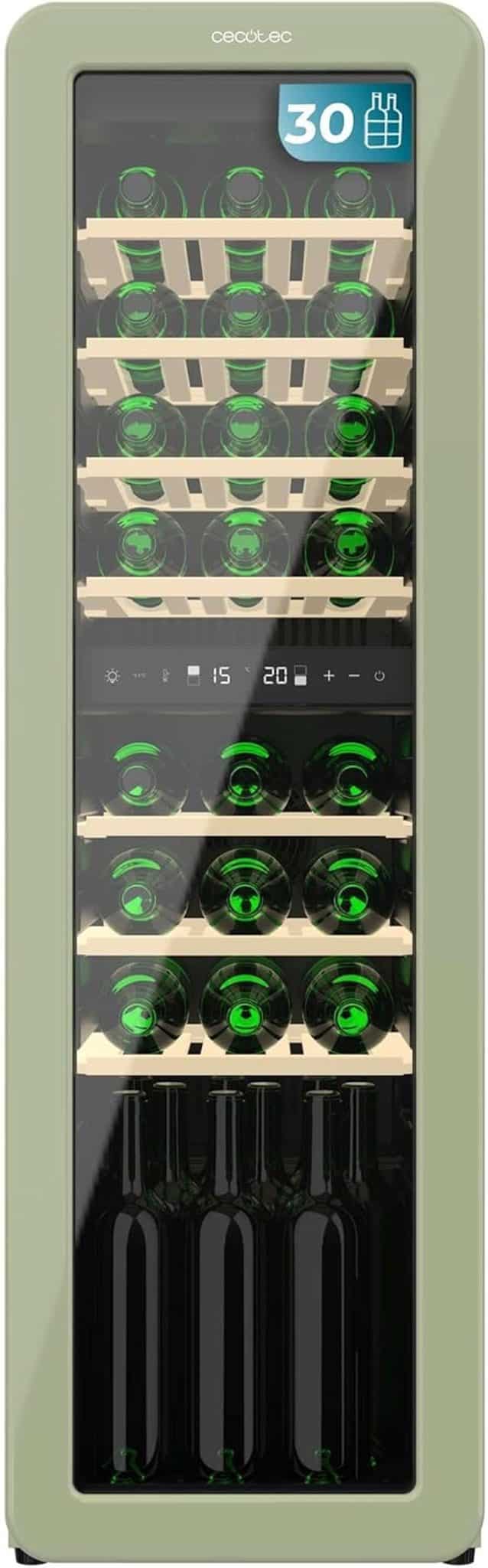 Test de la cave à vin Cecotec Bolero GrandSommelier 30 bouteilles