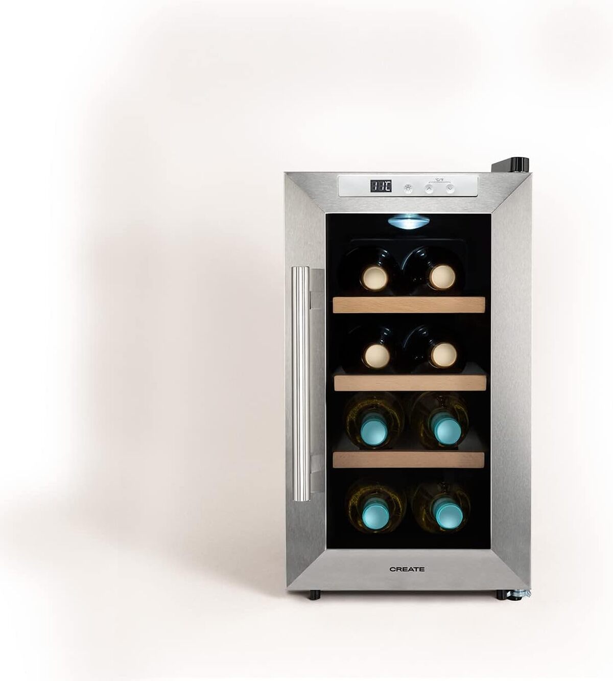 Test de la cave à vin électrique Create Winecooler Wood : 8 bouteilles, robustesse assurée