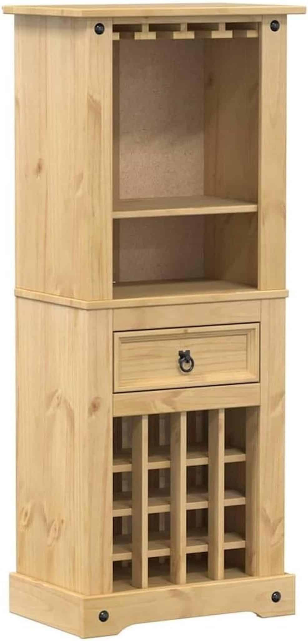 Test du casier à vin Corona de vidaXL : bois massif et design élégant