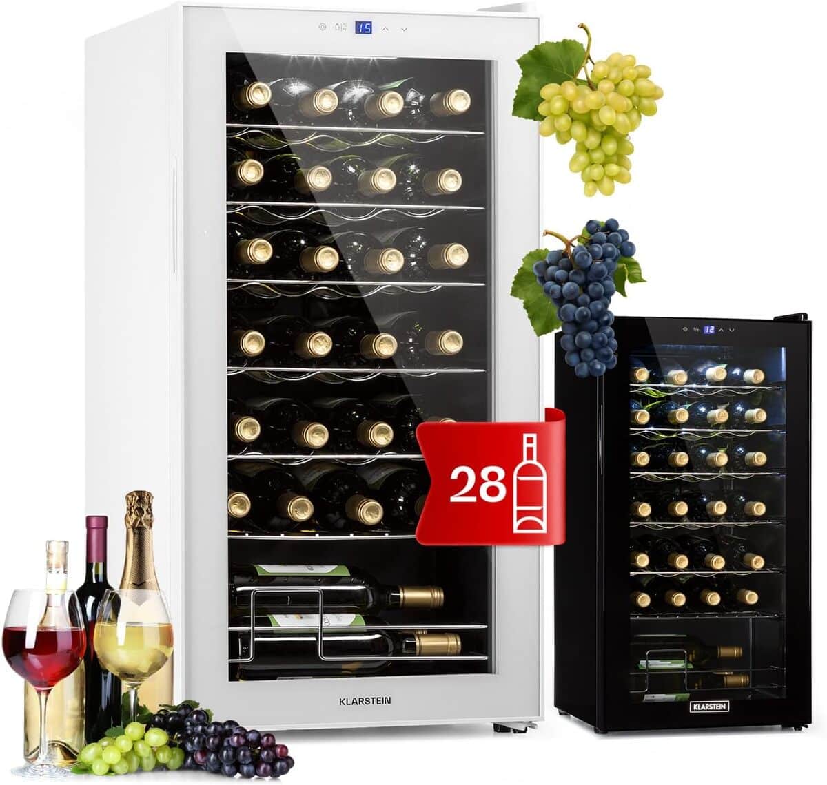Test du réfrigérateur à vin Klarstein Shiraz : 28 bouteilles et écran tactile