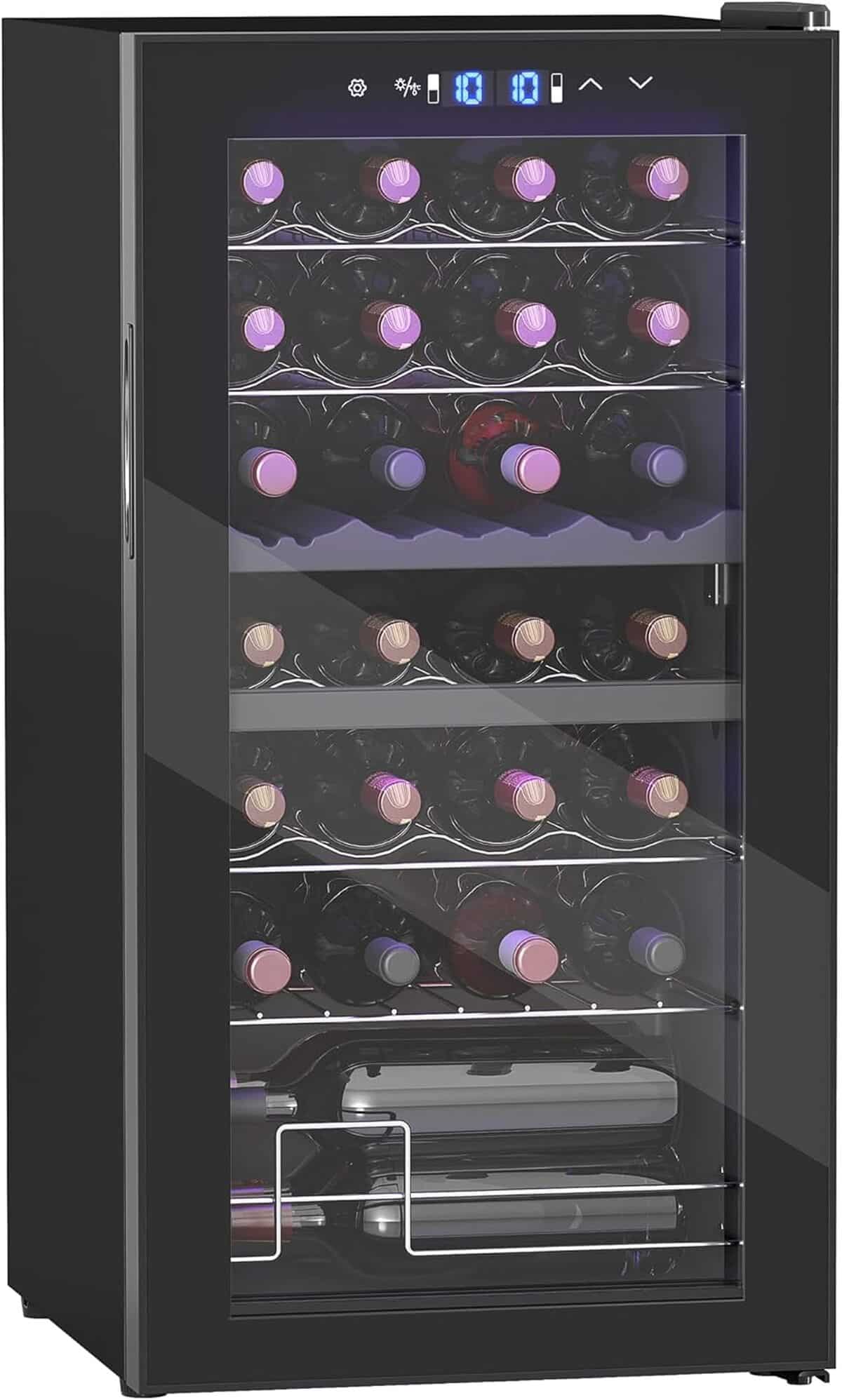 Test : réfrigérateur à vin 2 zones HOMCOM 28 bouteilles