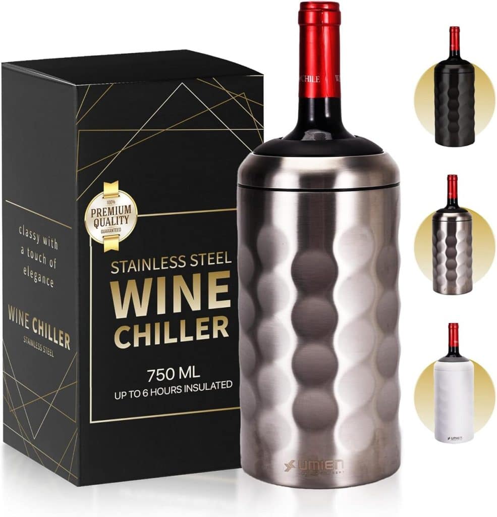 Test : refroidisseur de vin Wine Gifts en acier inoxydable