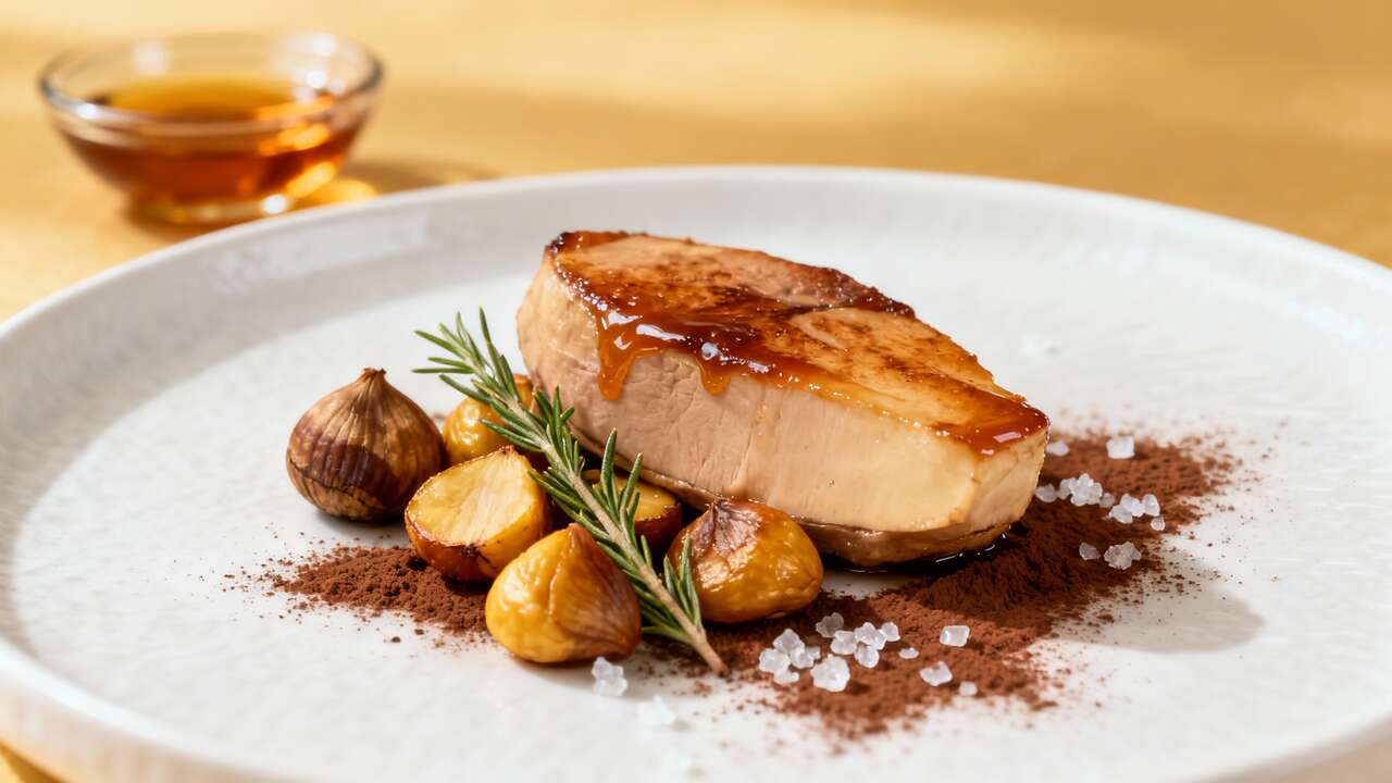 Délice de foie gras et châtaignes du Périgord