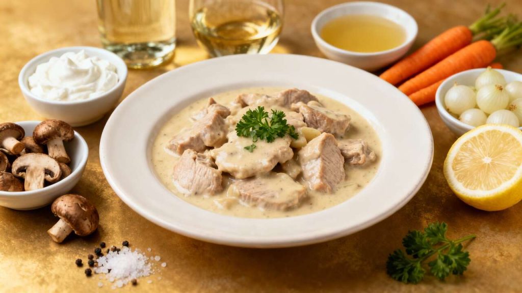 Délice traditionnel : blanquette de veau