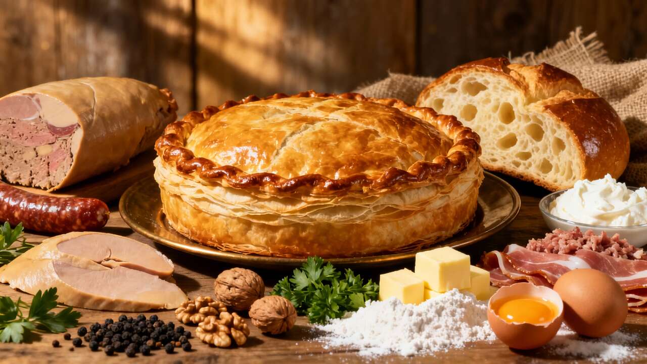 Délices rétro : pâté en croûte & saucisson brioché