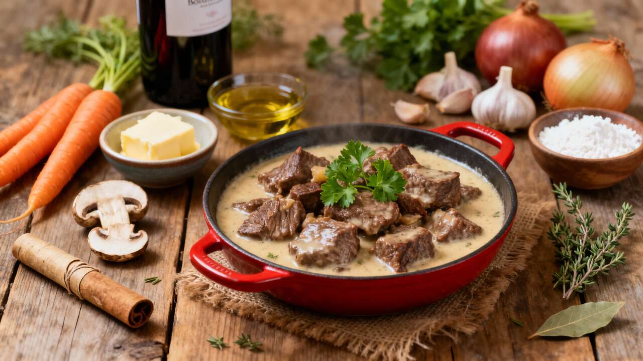 Délice Bourguignon : recette Simple et Savoureuse