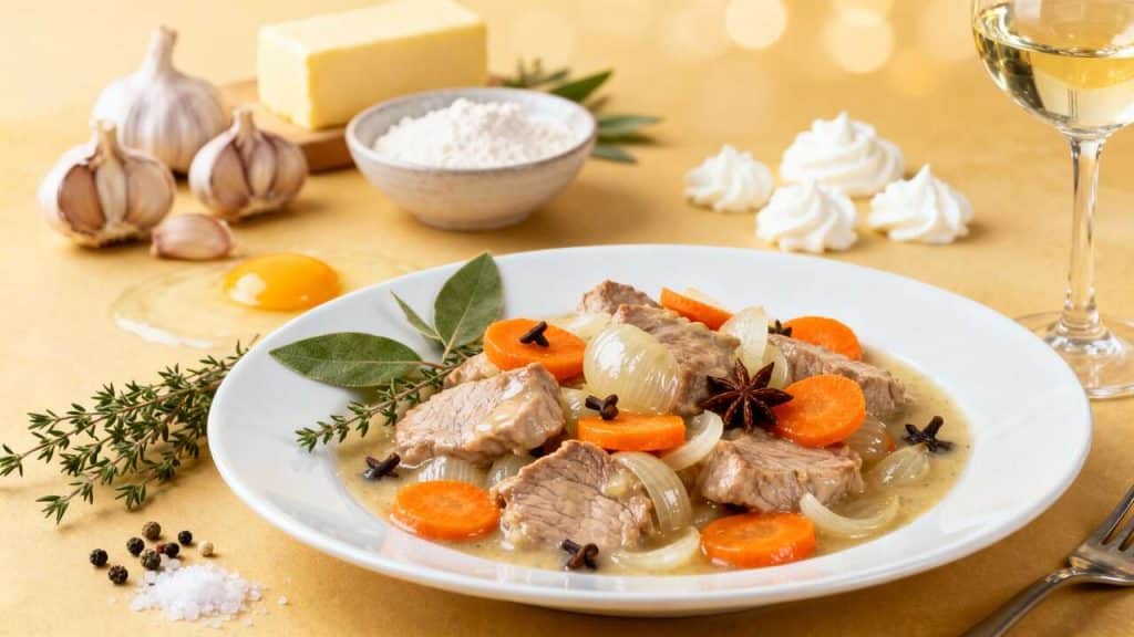 Recette simple de blanquette de veau