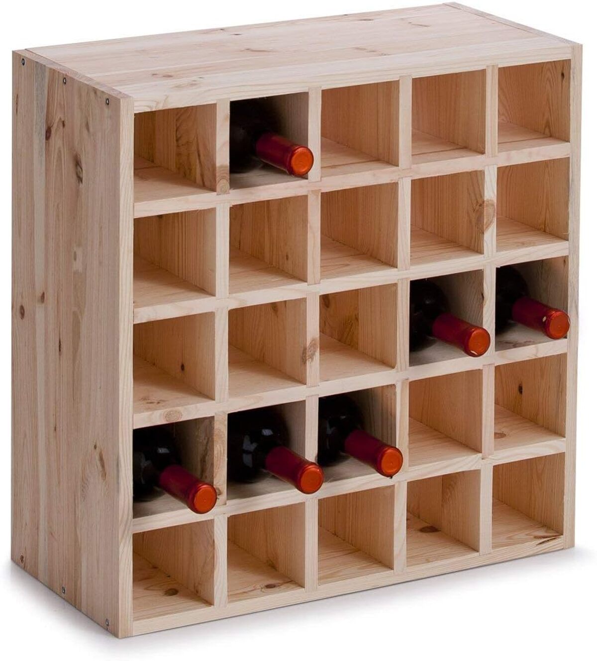 Test du casier à vin Zeller Present 13172 en bois naturel