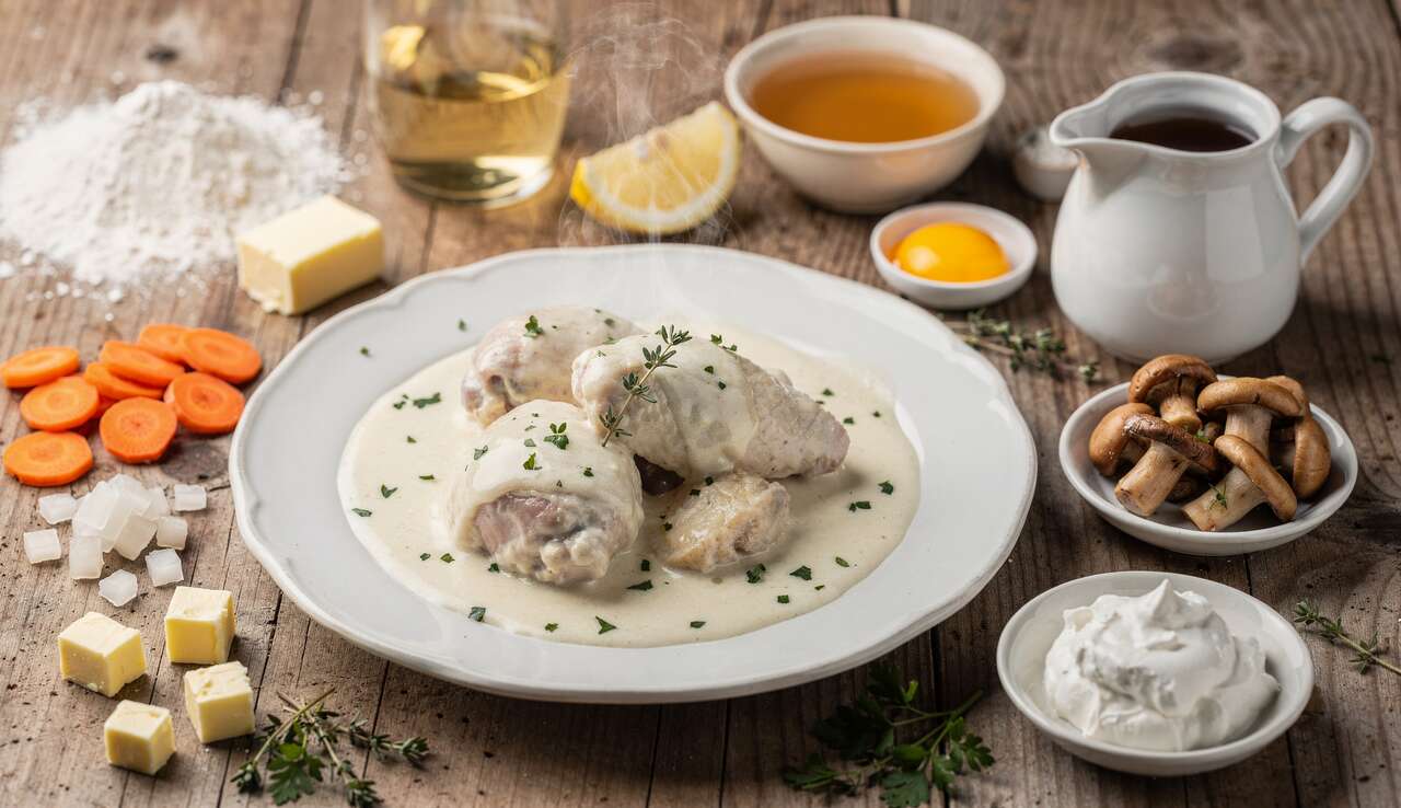Une blanquette de poulet à savourer au quotidien : recette simplifiée