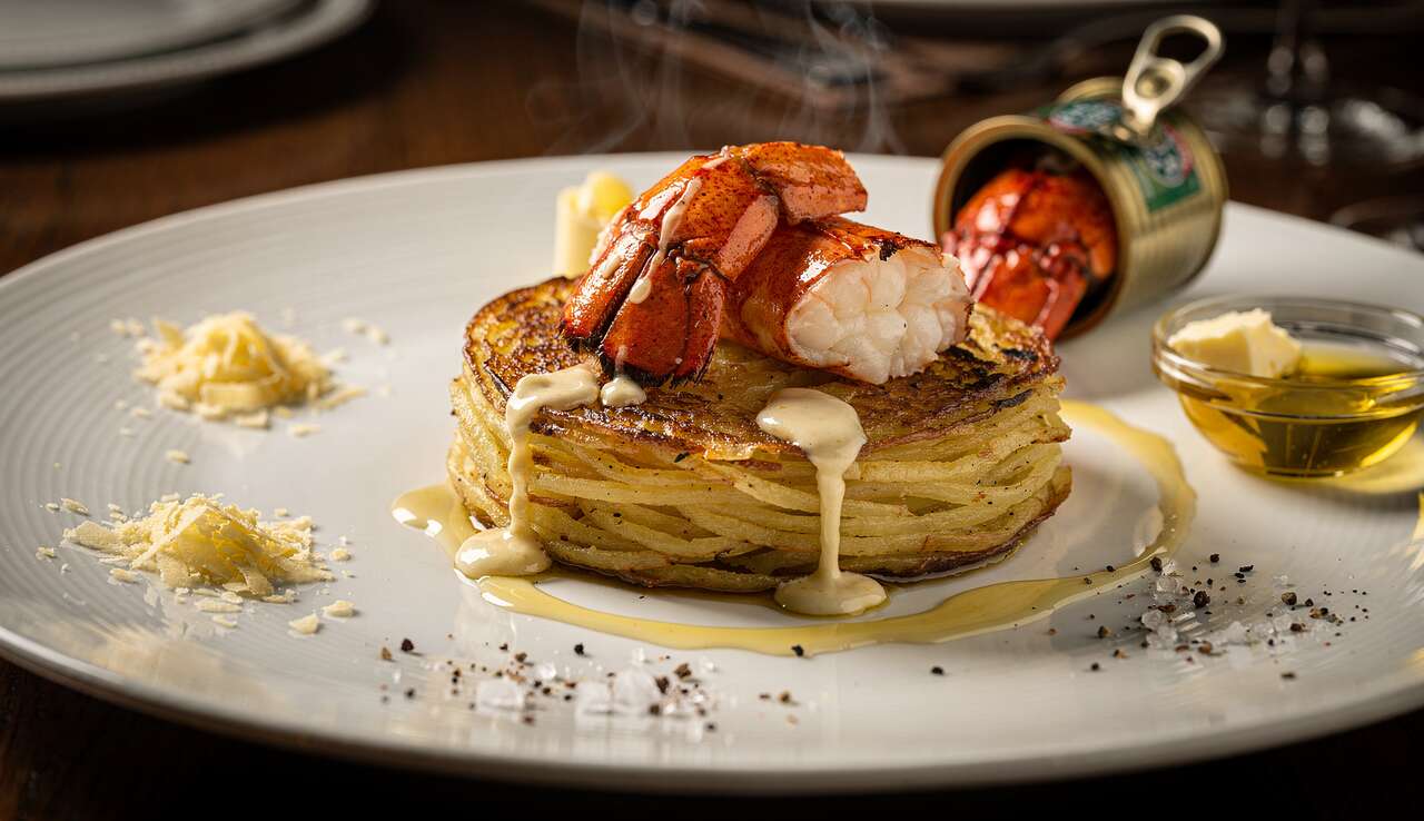 Galette de pommes de terre et homard : recette gourmande