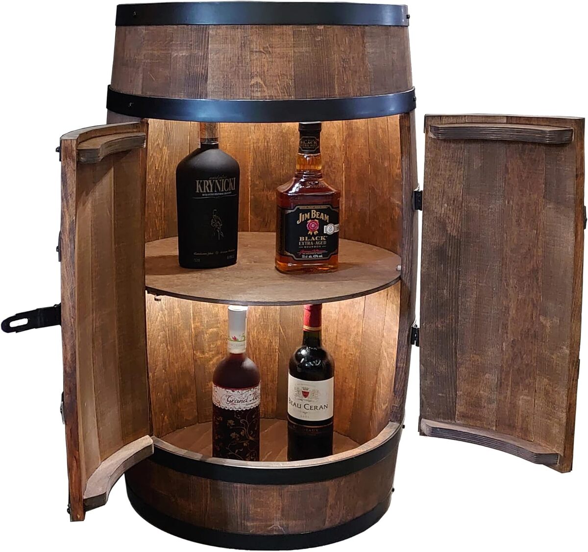 Avis : casier à vin en bois Creative Cooper éclairé par LED