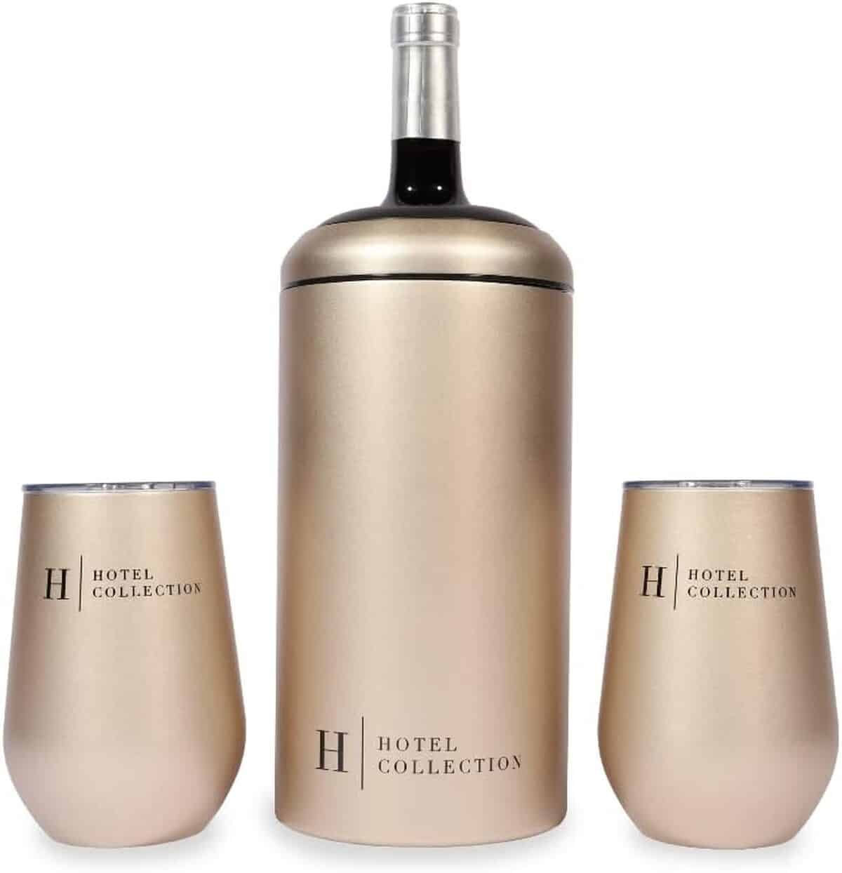 Test : aroma360 Hotel Collection refroidisseur à vin et gobelets en acier inoxydable